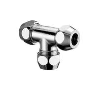 Schell Universal raccordo a T, con raccordo a compressione, 064550699, Universal cromo [Rubinetteria Bagno > Accessori di Montaggio per Rubinetteria Bagno]