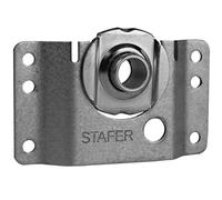 Schellenberg 10251 Muro con Cuscinetto a Sfera Maxi, Montaggio Rullo Ottagonale nel cassonetto per tapparelle avvolgibili, Grigio, Ø 42 mm