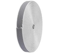 Schellenberg 10289 Cinghia per avvolgibili in Cotone, Grigio, Maxi 22 mm