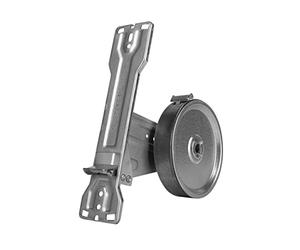 Schellenberg 10304 Avvolgitore da Incasso Maxi avvolgibili, per Cinghia tapparella con 22 mm di Larghezza e Lunghezza Massima di 12 m, Distanza, Grigio, Spaziatura dei fori 14,2-18,4 cm