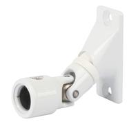 Schellenberg 11102 Piastra di Cuscinetto sferico con Campo di Rotazione di 50° 22x52mm per tapparelle avvolgibili con meccanismo a manovella, Bianco