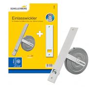 Schellenberg 11500 Avvolgitore da Incasso Maxi per tapparelle avvolgibili, per cinghia tapparella con 23 mm di larghezza e lunghezza massima di 12 m, distanza dei fori 26 cm