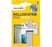 Schellenberg 15202 Guida della cinghia tapparella DUO angolare, con guarnizione a spazzola, per cinghia da 14mm (sistema Mini) e 18-23 mm (sistema Maxi) di larghezza, bianco