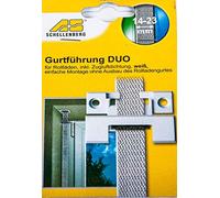 Schellenberg 15203 Guida a nastro per tapparelle Duo, Mini/Maxi, angolare, bianco