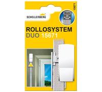 Schellenberg 15671 Duo Plus Pesanti, con Guarnizione a Spazzola e Rullo Guida Larghezza, Bianco, Maxi