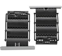 Schellenberg 16007 Clip rigida per serranda avvolgibile, serratura di sicurezza, antieffrazione, dispositivo antisollevamento universale, 2 pezzi nero