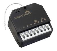 Schellenberg 20018 Interruttore, modulo Ricevitore elettriche, retrofit Radio tapparella, veneziane e Motore Tenda da Sole, Nero