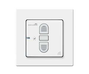 Schellenberg 20035 Interruttore senza fili per motore tapparelle elettriche e motori per veneziane esterne, retrofit radio per tapparella elettrica, montato a filo, bianco