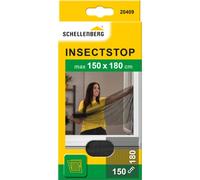 Schellenberg 20409 Zanzariera finestra per finestre fino a 150 x 180 cm, zanzariere senza perforazione, incl. nastro di fissaggio, antracite