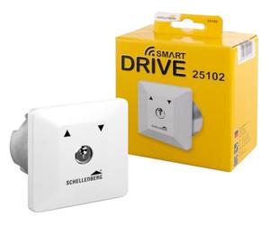 Schellenberg 25102 selettore a chiave cancello elettrico esterno montato a filo, cilindro intercambiabile con 3 chiavi, per il funzionamento manuale di un cancello automatico