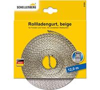 Schellenberg 31201 Cinghia per tapparelle Maxi 23 mm, 12 m, beige
