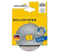 Schellenberg 34402 Cintino per tapparelle avvolgibili 23 mm x 4,5 m - sistema Maxi, cinghia tapparella grigio