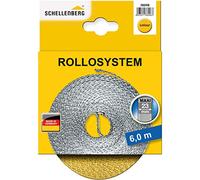 Schellenberg 36006 Cintino per tapparelle avvolgibili 23 mm x 6 m - sistema Maxi, cinghia tapparella giallo