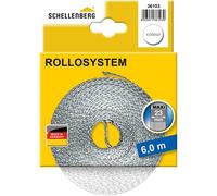 Schellenberg 36103 Cintino per tapparelle avvolgibili 23 mm x 6 m - sistema Maxi, cinghia tapparella bianco
