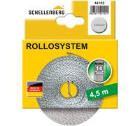 Schellenberg 44102 Cintino per tapparelle avvolgibili 14 mm x 4,5 m - sistema Mini, cinghia tapparella grigio