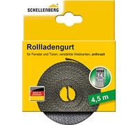 Schellenberg 44510 Cinghia per tapparelle Mini 14 mm, 4,5 m, antracite