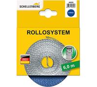 Schellenberg 46005 Cintino avvolgibili 14 mm x 6 m-Sistema Mini, Cinghia tapparella, Blu Royal