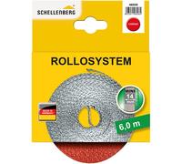 Schellenberg 46008 Cintino avvolgibili 14 mm x 6 m-Sistema Mini, Cinghia tapparella, Rosso