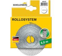 Schellenberg 46103 Cintino per tapparelle avvolgibili 14 mm x 6 m - sistema Mini, cinghia tapparella bianco
