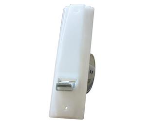 Schellenberg 50143 Avvolgitore da Incasso Maxi con placca avvolgibili PVC, per Cinghia tapparella con 23 mm di Larghezza e Lunghezza Massima di 5 m, Distanza dei Fori 17 cm, Grigio