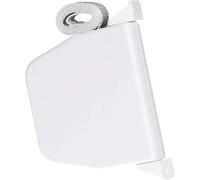 Schellenberg 50151 Avvolgitore a vite Mini a cerniera, 155 mm, bianco, 0 W, Interasse fori 15,5 cm