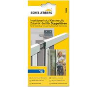 Schellenberg 50843 Zanzariera a rullo Set accessori per doppie porte, collegare due zanzariere per porte tra loro