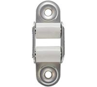 Schellenberg 51300 Guida del nastro per tapparelle Standard Mini, 40 mm, bianco (Confezione da 2)
