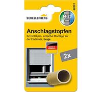 Schellenberg 52001 Tappo di arresto per tapparella, 20 x 40 mm, beige