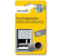 Schellenberg 52002 Tappo di arresto per tapparella, 20 x 40 mm, grigio