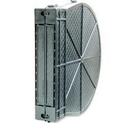 Schellenberg 52900 Cassetta Maxi PVC per avvolgitore tapparelle da Incasso, spaziatura dei Fori 18,5 cm, Grigio/Nero