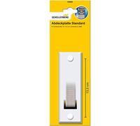 Schellenberg 53203 Piastra di copertura dell'avvolgitore standard Maxi, 135 mm, bianco
