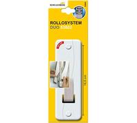 Schellenberg 53802 Copri avvolgitore Duo Bianco, Distanza fori 160 mm; Dimensioni: 64 x 210 x 9 mm; Larghezza cinghia: max. 23 mm