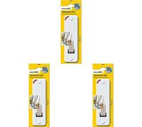 Schellenberg 53903 - Copripiastra (tapparelle), modello Softline, distanza fra i fori: 18,5 cm, bianco (Confezione da 3)