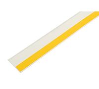 Schellenberg 66402 Profili in pvc autoadesivi per pareti 50 x 1500 mm bianco, impiallacciatura di giunti e transizioni a finestre, armadi o porte
