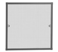 Schellenberg 70033 Plus 130 x 150 cm, zanzariere per finestre con Telaio in Alluminio, accorciabile Individualmente, Antracite