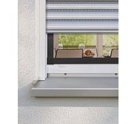 Schellenberg 70105 Zanzariera porta finestra accessori, set di connettori angolari PLUS per finestre e porte a zanzariera, antracite