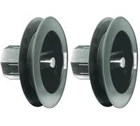 Schellenberg 81000 Puleggia per tapparelle avvolgibili Mini, Antracite, per alberi ottagonali da 40 mm, diametro 10 cm, si adatta alla larghezza della cinghia di 14 mm (Confezione da 2)