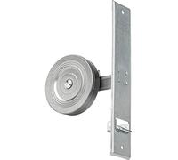 Schellenberg Avvolgitore da Incasso Maxi avvolgibili, per Cinghia tapparella con 23 mm di Larghezza e Lunghezza Massima di 12 m, Distanza dei Fori 21,5 cm, Argento