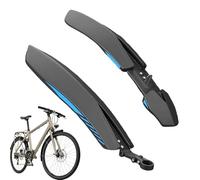 SCHEMA BICYCLE SET Per 24-27,5 Pollici, Fogli Di Protezione A Clip Regolabili Sul Davanti E Posteriore, Protezione Da Splash Fatta Di PP | Guardia Fango Resistente Per Mountain Bike, Bici Da Corsa