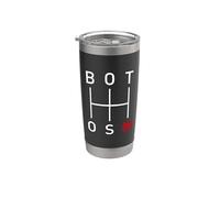 Schema Cambio JDM - Boost e Kami Kanji Giapponese Bicchiere termico in acciaio inox doppia parete