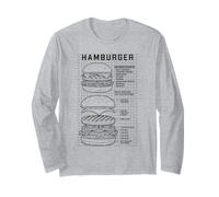 Schema del Progetto di Hamburger Cheeseburger Hamburger Chef Divertente Maglia a Manica