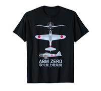 Schema dell'aereo da caccia giapponese A6M Zero WW2 Maglietta