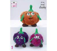 Schema Di Maglia Chunky Tinsel King Cole Zucche 9116