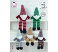 Schema Di Maglia Facile King Cole Tinsel Chunky Gnomi Tinsel 9113