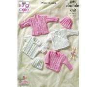 Schema Di Maglia King Cole DK Per Cardigan E Maglione 2885