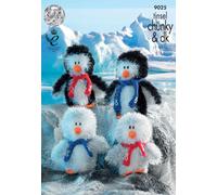 Schema Di Maglia King Cole Tinsel Chunky E DK Pinguini 9025