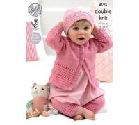 Schema Di Maglieria King Cole DK Per Cappotto, Cappello E Leggings 4195