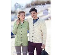 Schema Di Maglieria Sirdar - Hayfield Bonus Aran Tweed, Cardigans 8101