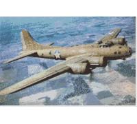 Schema Di Ricamo Incrociato Di Florashell - Aereo B17 Flying Fortress