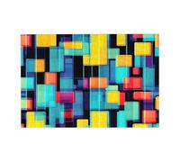 Schema geometrico quadrato, puzzle in legno, orizzontale, 300 pezzi, per il tempo libero e la creatività in famiglia